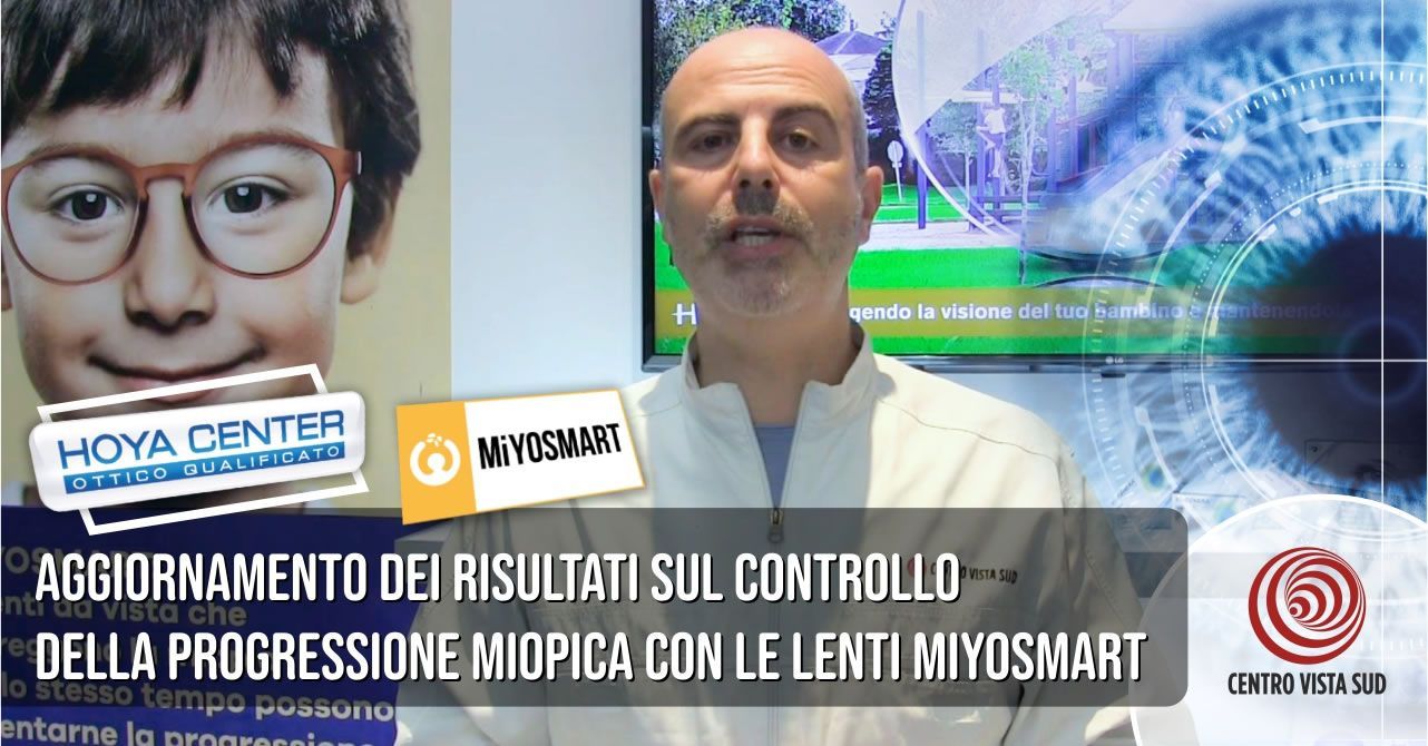 Aggiornamento dei risultati sul controllo della progressione miopica con le lenti Miyosmart