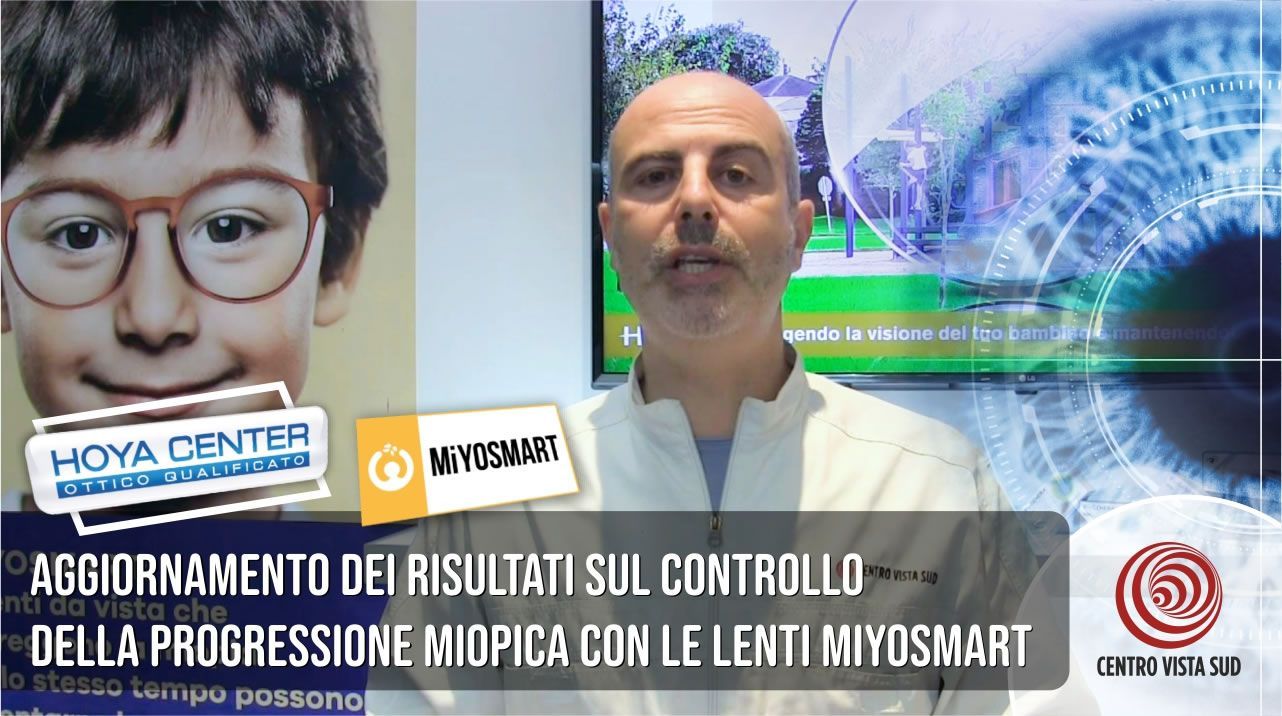 Aggiornamento dei risultati sul controllo della progressione miopica con le lenti Miyosmart